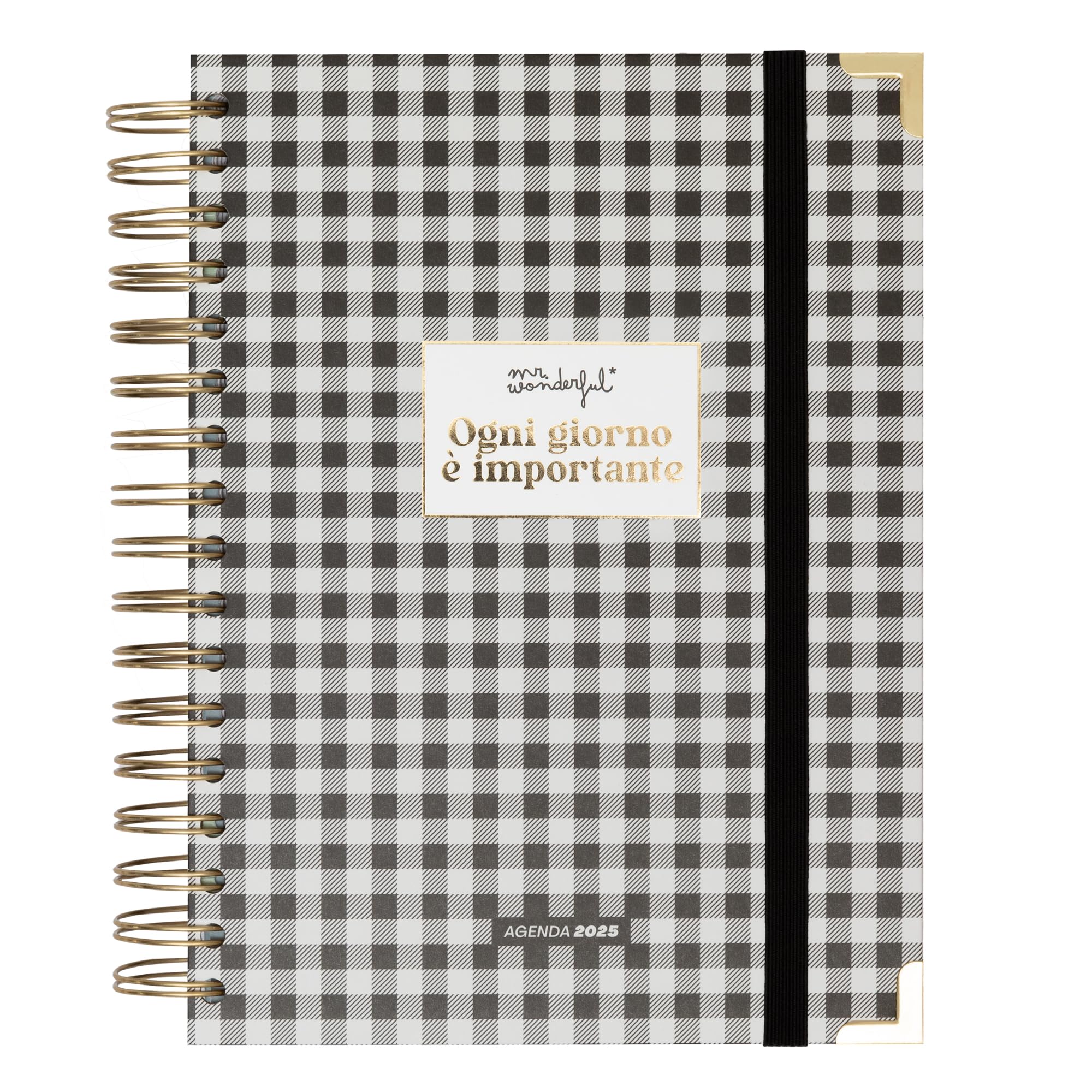 Mr. Wonderful Office 2025 Daily Planner – Every Day Matters – Includes 8 Sheets of Stickers and Sticky Notes with Different Shapes