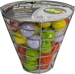 JEF WORLD OF GOLF Foam Practice Balls (42 Multi-Colored Balls)