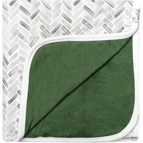 Copper Pearl 2-Pack Security Blanket Set - 16x16 Inch Super Soft Knit Baby Lovey Blankets, Coastal Print