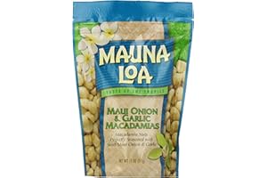 Mauna Loa Macadamias, Maui Onion & Garlic, 11-Ounce Packages