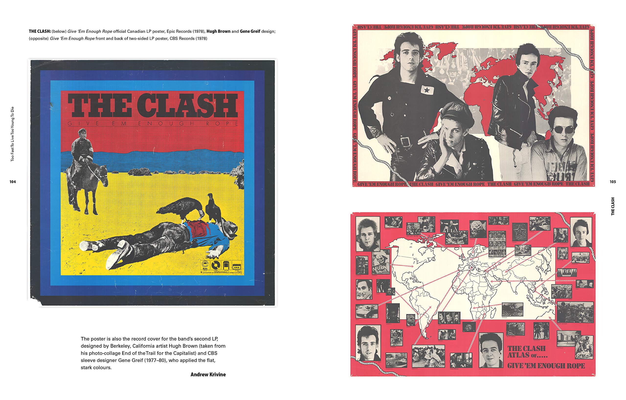 Too Fast To Live Too Young To Die Punk Post Punk Graphics 1976 1986 Krivine Andrew Amazon Com Books