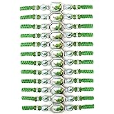 BONITTER San Benito Religious Rosary Bracelet, Virgin Mary and Saint Jude White&Green&Red Design, Handmade Mexican Thread Bracelet, Catholic Prayer Beads with Religious Charm