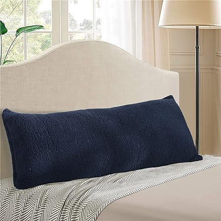 Amazon Com Reafort Ultra Soft Sherpa Body Pillow Cover Case With