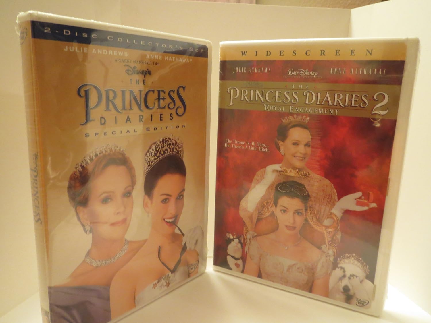 Amazon Com The Princess Diaries The Princess Diaries 2 Royal Engagement Walt Disney 2 Pack Collection Julie Andrews Movies Tv