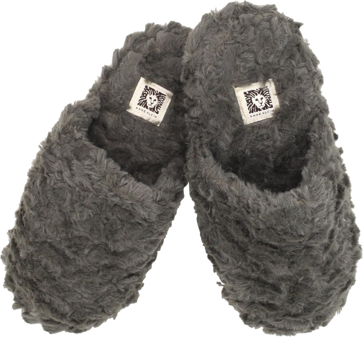 ladies grey mule slippers