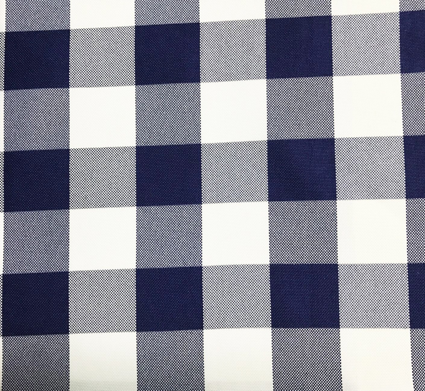 Best navy white table cloth 120 round