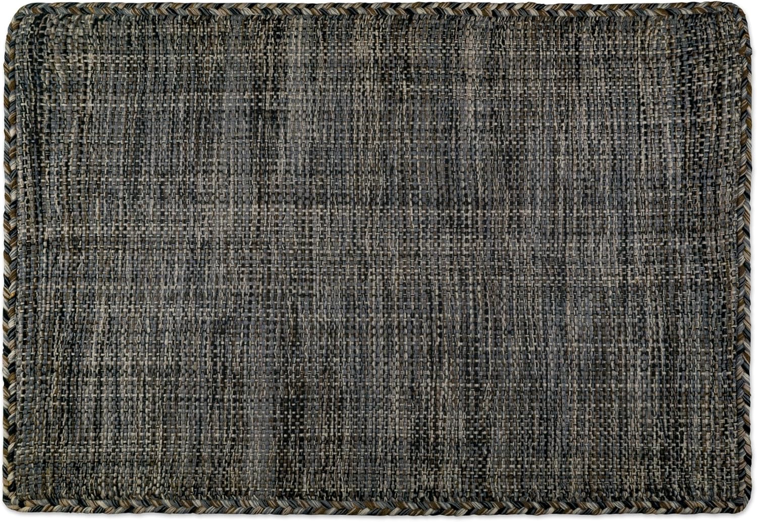 DII CAMZ10417 Indoor Flatweave Cotton Handloomed Yarn Dyed Woven Reversible Area Rug for Bedroom, Living Room, Kitchen, 4x6', Variegated Gray