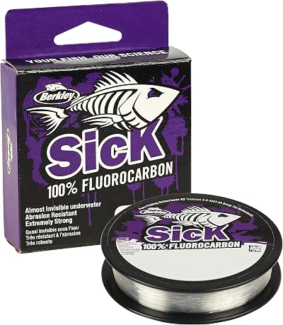 Berkley Fluorocarbon Leader 0.32mm 50m 8kg 17lb Clear Fast Sinking