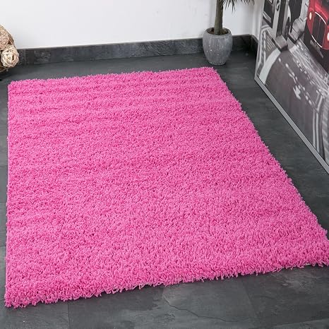 Vimoda Prime Shaggy Teppich Pink Hochflor Langflor Teppiche Modern
