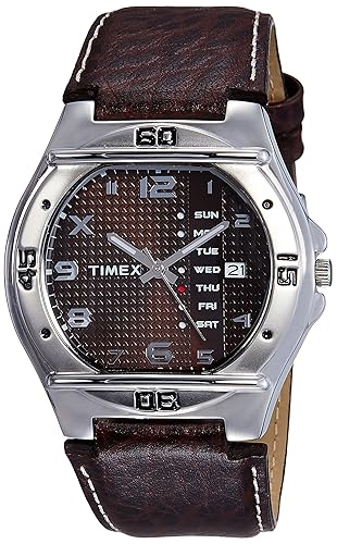 Fashion Analog Brown Dial Mens Watch - EL04