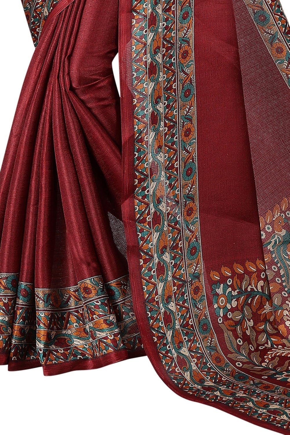 manorath cotton bandhni saree with blouse_free size