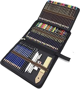 Lapices de Dibujo Profesionales, 72 Piezas Set Lápices de ...