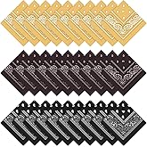 Yimomoyi 30 Pcs Paisley Bandana, 21.6 Inch Multi-Purpose Bandanas Bulk Cowboy Headbands Square Scarf Head Wrap for Women Men