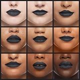 Rimmel Stay Matte Liquid Lip Color 840 Pitch Black Women 0.21 oz Lipstick view 3