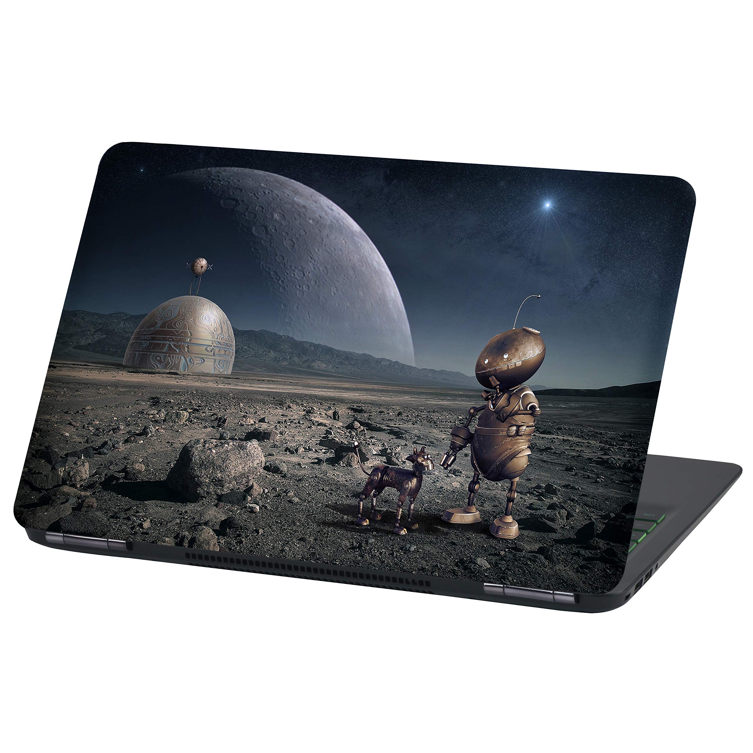 Laptop Foil protection Cover adhesive film notebook sticker self-adhesive vinyl skin sticker (17 Inches, Lp49 Robot)
