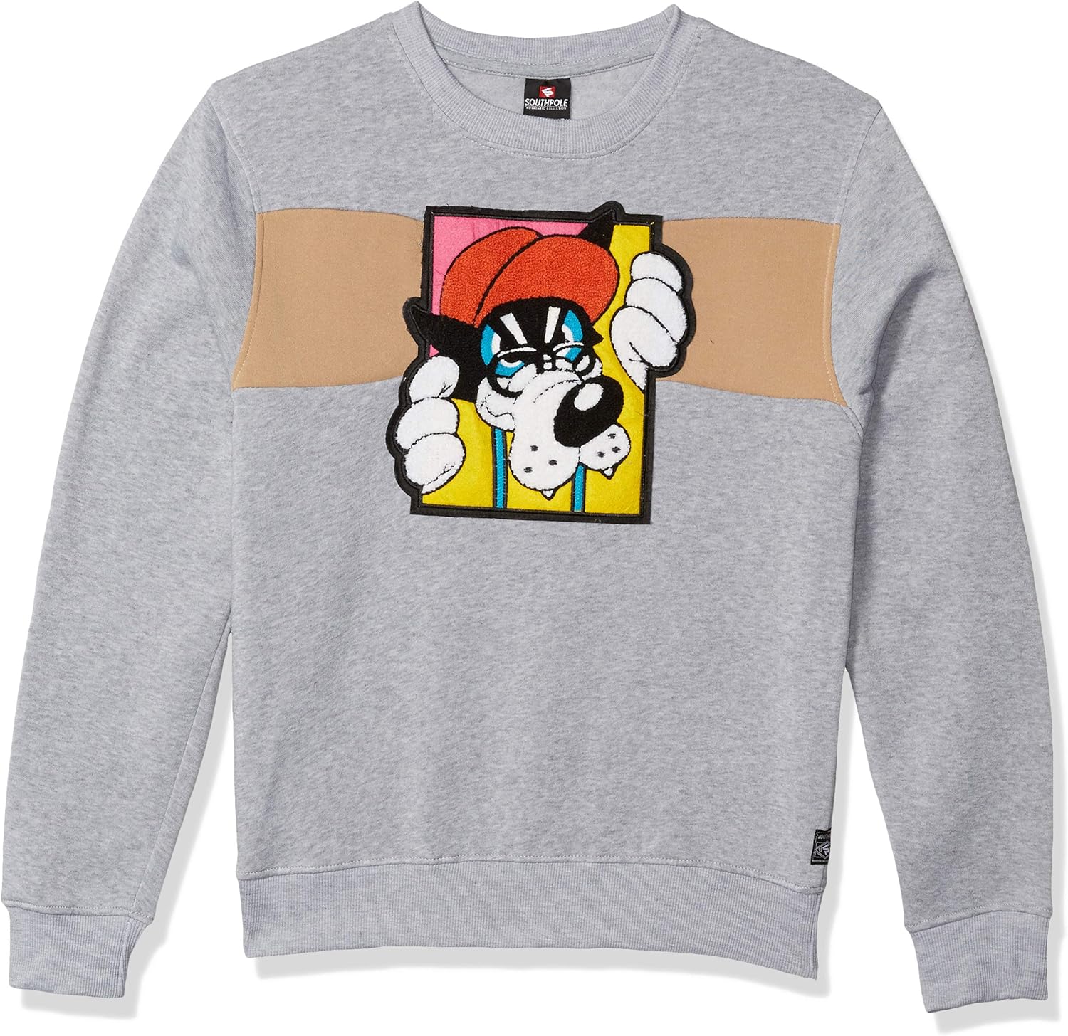 Southpole Fleece Crewneck Sweatshirt: Clothing