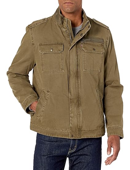 levi's sherpa lined military jacket