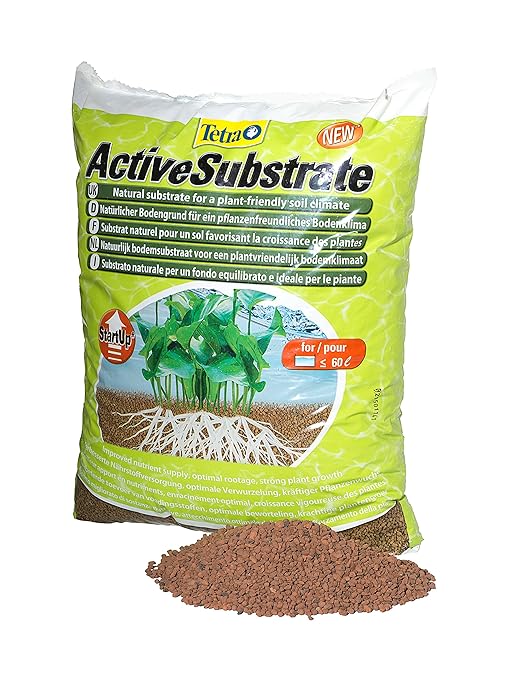 Tetra ActiveSubstrate (natürlicher Bodengrund aus wasserneutralen Tonmineralien, Alternative zu Aquarienkies), verschiedene G
