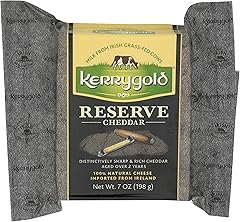 Kerrygold Reserve Cheddar Aged 2 Years, 7 Ounce All-Natural Irish Cheddar Made with Milk from Grass-Fed Cows
