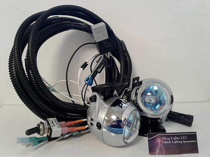 PIAA 1100x Motorcycle Driving Lights Auxiliary Lamp Kit Automotive