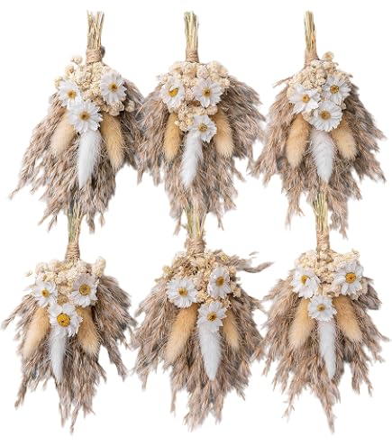 Juego De 56 Flores Secas Decorativas - Variedad De Tipos Y Colores, 25-28 Cm De Largo, Para Jarrones Y Arreglos
