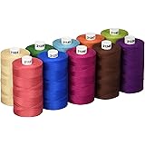 Connecting Threads 100% Cotton Thread Sets - 1200 Yard Spools (Set of 10 - Bejeweled)