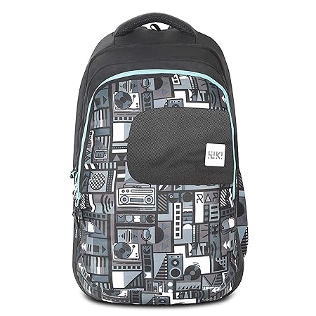 Wildcraft Wiki 9 Music Backpack Black (11983 Black)