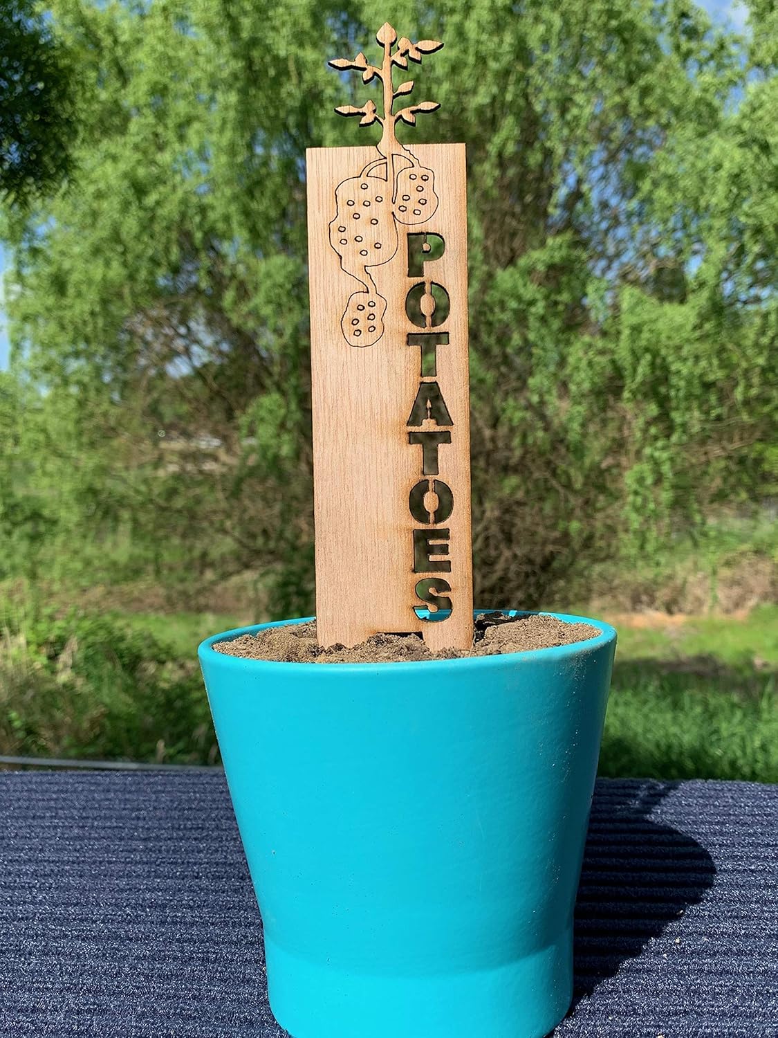 Potatoes, Garden Stakes, Vegetable Markers, Plant Stakes