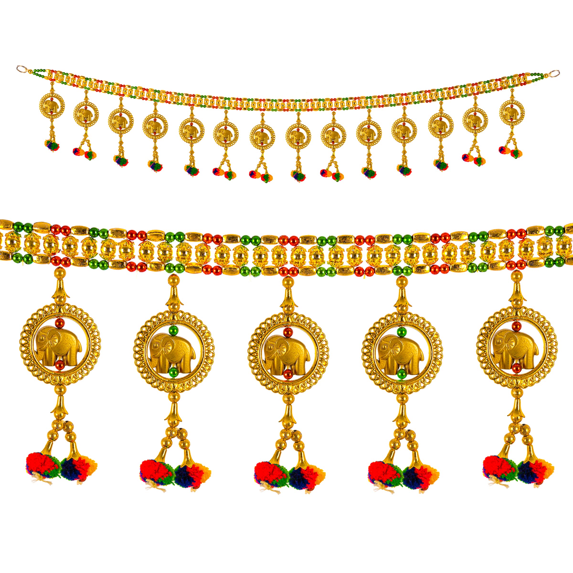 Toran Bandanwar Hanging for Home Wall Door Temple Diwali Festival Wedding Function Party Decoration DΓ©cor and Gifting