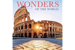 Graphique 202 Wonders of the World Wall Calendar | 12” x 12” | Thick Paper | Home & Office Organizer | Large Monthly Grid | 3