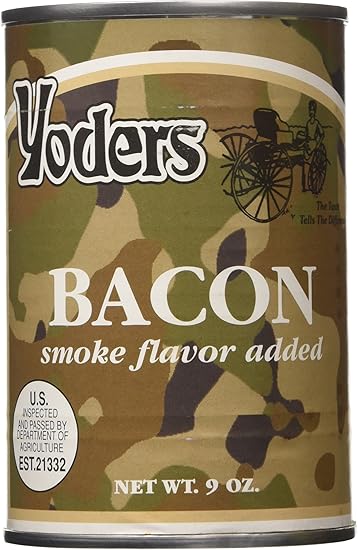 Yoders Canned Fully Cooked Bacon By Yoder Amazon Fr Epicerie