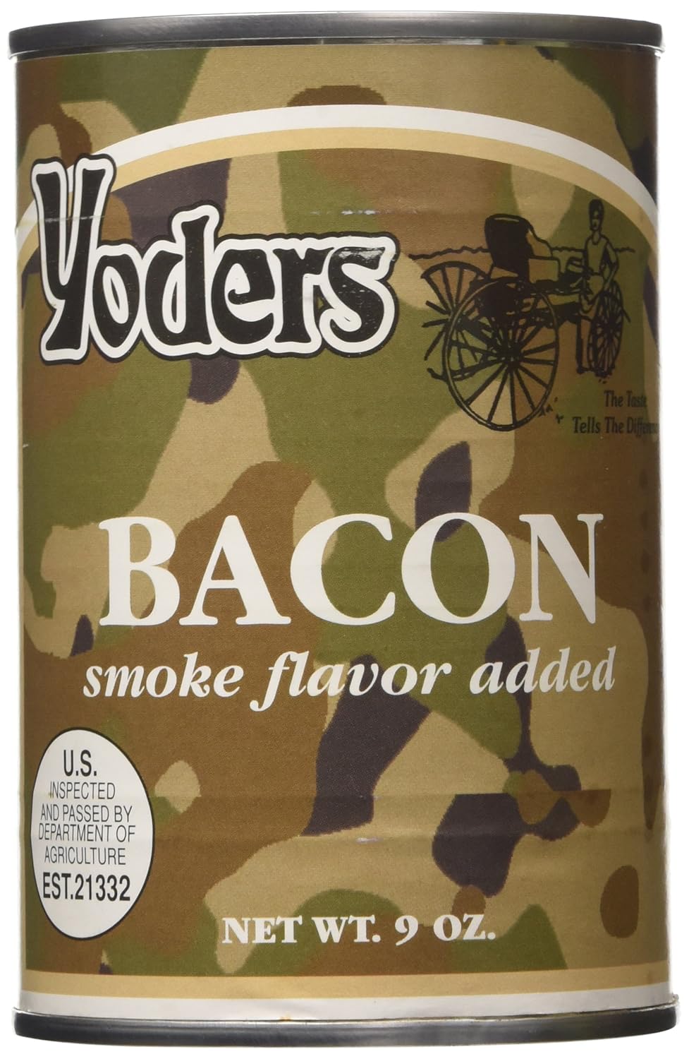 Amazon Com Yoders Canned Fully Cooked Bacon 9 Ounce Canned And Packaged Meats Grocery Gourmet Food