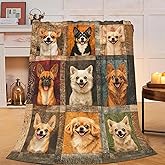 Chihuahua Blanket Super Soft Warm Fluffy Fleece Flannel Dog Animal Throw Blanket Cozy Fuzzy Plush Stuff Bedding Blankets Gifts for Women Kids Boys Girls Adults 50"X40"