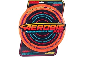 Aerobie Pro Ring Outdoor Flying Disc, 14 inches, Orange