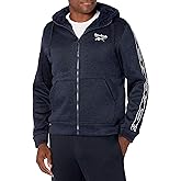 Reebok Men's Soft Woven Jacket, Navy Heather, L