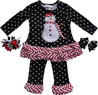 baby girl snowman outfit