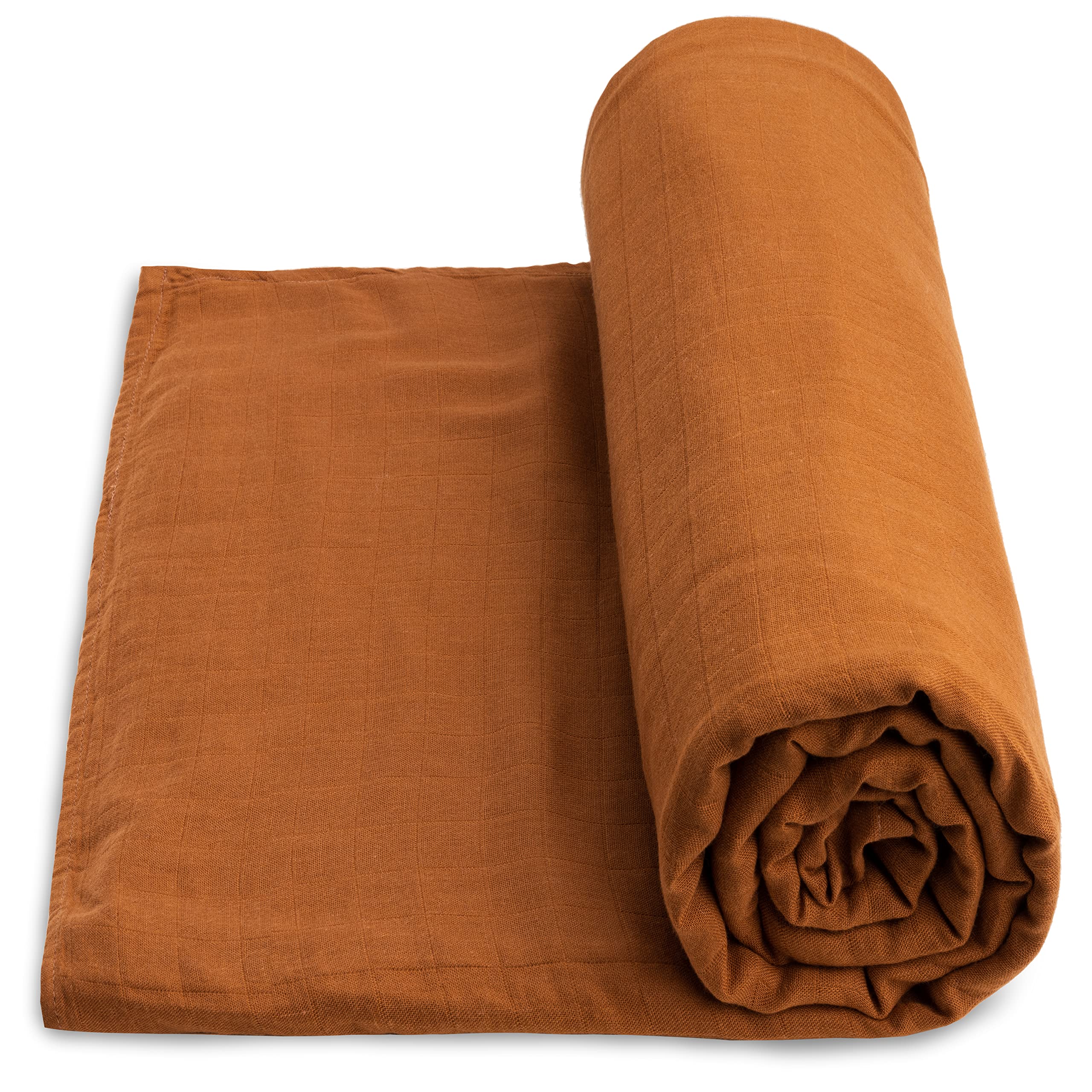 Simka Rose Baby Swaddle Blanket Cotton and Bamboo Rayon - Muslin Swaddle Blankets Receiving Baby Blanket Boy Newborn Swaddle Muslin Baby Blankets for Boys & Girls Baby Registry Search 47 x 47