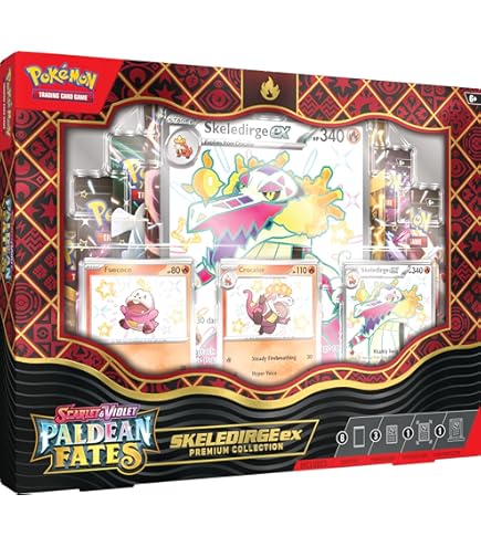Amazon.com: Pokemon TCG VSTAR Premium Collection Box w/Sleeves - 8