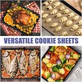 HaWare Large Nonstick Baking Tray Set of 2 40x30x2.5 cm Carbon Steel view 5