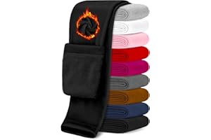 Guicizi Girls Fleece Lined Leggings Winter Warm Leggings Thick Thermal Pants for Toddler Kids Teen Tights Full Length 2T-12Y