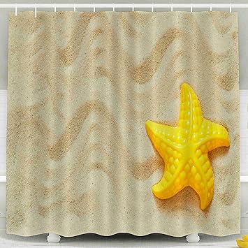 Amazon Com Jacrane Waterproof Fabric Bathroom Clear Shower