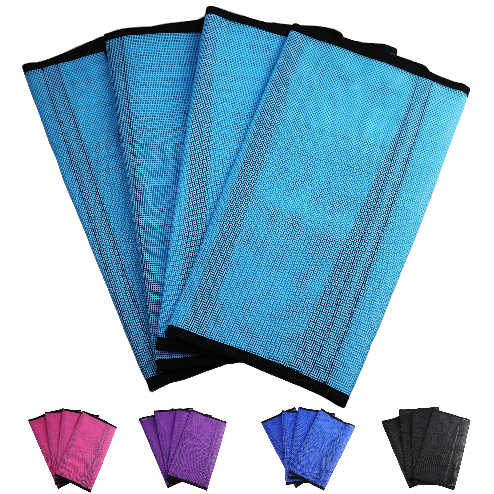 Photo 1 of KZWT Horse Fly Boots, Superior Ventilate Mesh with Strong Fasteners Equine Fly Boots, Long-Lasting for Daliy Wear, Flexible to Fit Most Horse Legs, Set of 4 Fly Leggings for Horses