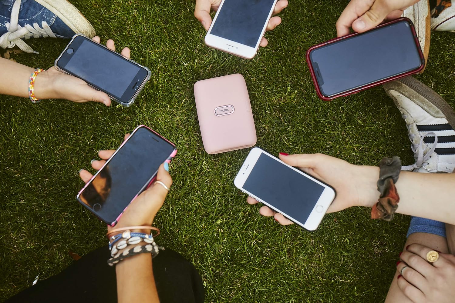Fujifilm Instax Mini Link Smartphone Printer - Dusky Pink : Camera & Photo