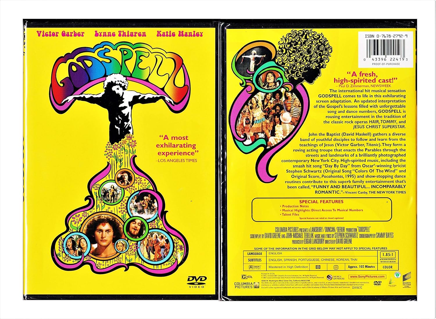 Godspell DVD 1973 Region 1 US Import NTSC Amazon.co.uk DVD & Bluray