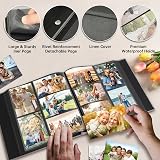 DazSpirit 6x4 Inch Photo Album 1000 Pockets Linen Cover Holds 10x15cm view 5