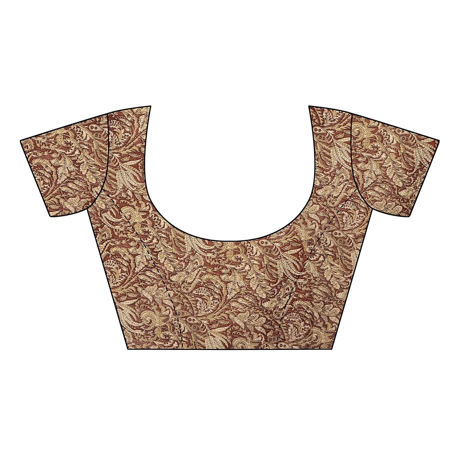 ishin art silk saree with blouse piece