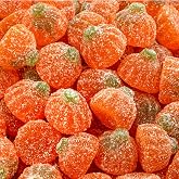 Halloween Candy, Pumpkin Jelly Candy, Orange Flavor, 2 Lb Bag | Naturally Flavored Sour Candy, Halloween Party Favors