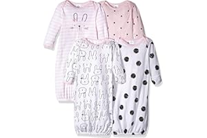 Gerber Baby-Boys Boy and Girls 4-Pack Sleeper GownNightgown