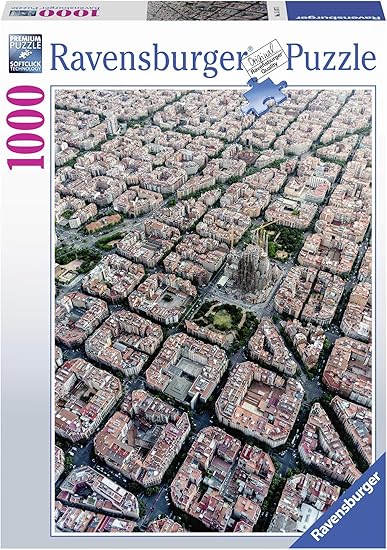 Ravensburger Barcellona Vista Dall Alto Puzzle Da Adulti Multicolore 1000 Pezzi 15187 Amazon It Giochi E Giocattoli