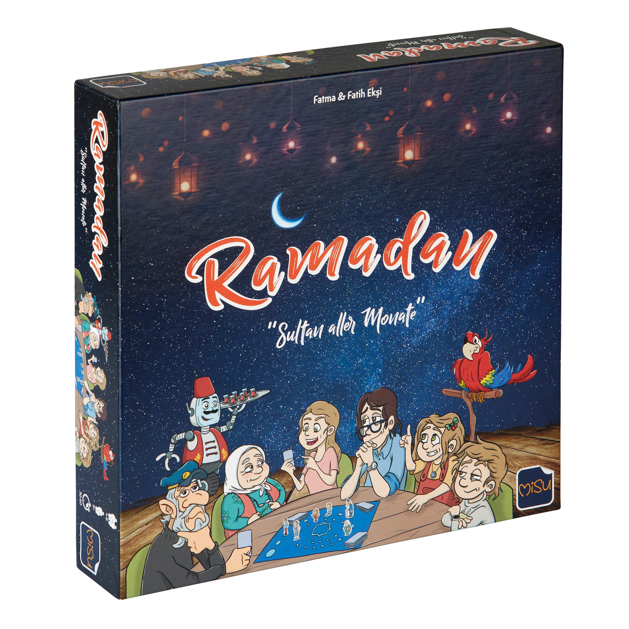 MiSu Games I Ramadan - Sultan Aller Monate I Board Game/Quiz Game Around Islam and Ramadan for the Whole Family from 8 Years